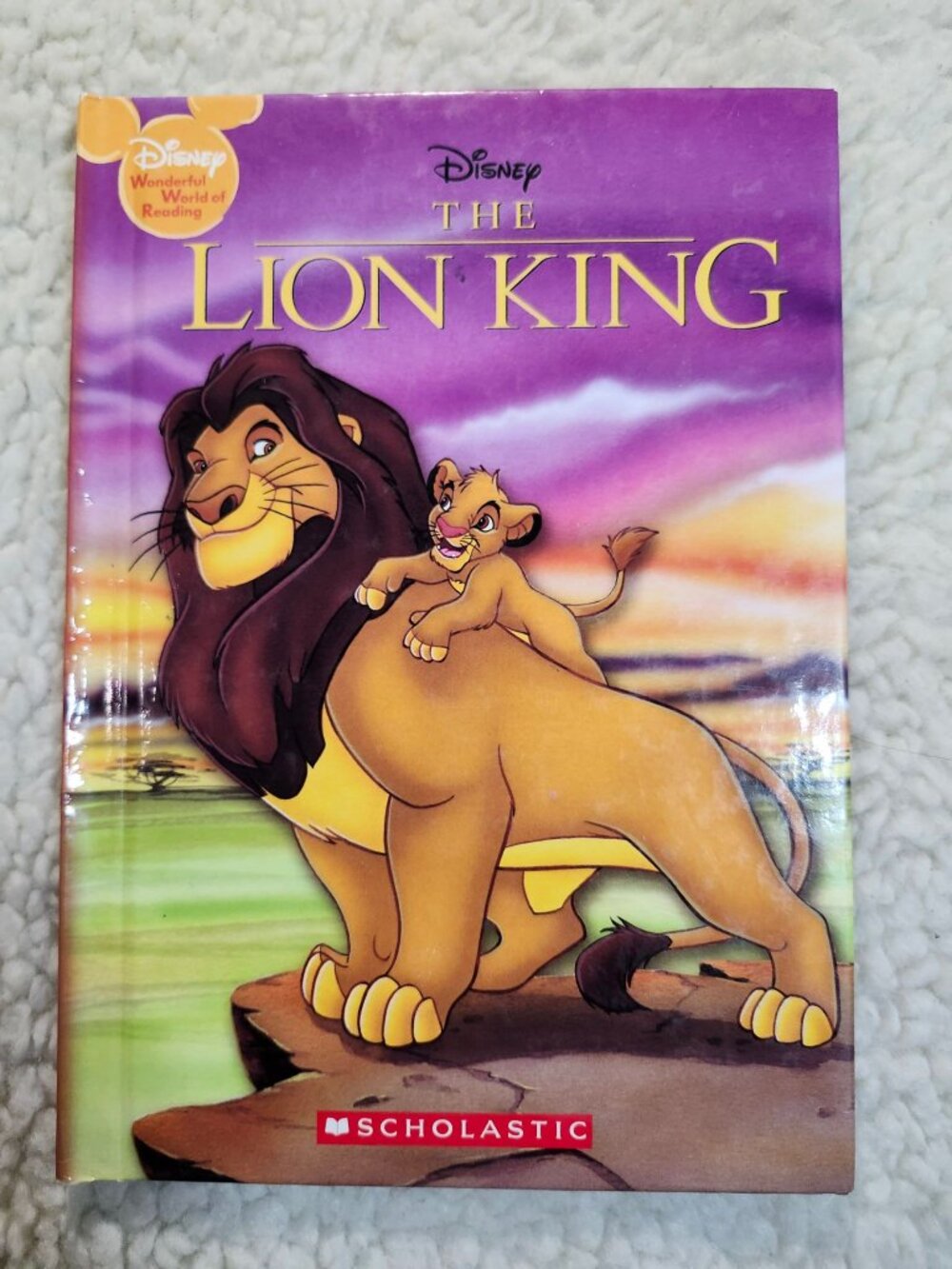 Disney The Lion King Scholastic Hardcover Kids Book 2006 First Printing Picture